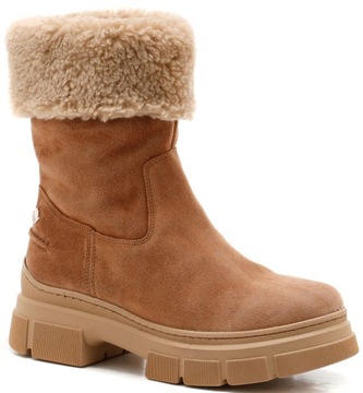 Tommy Hilfiger buty Warm Lining Suede Low Boot brązowy 39