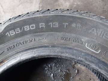 ВСЕСЕЗОННЫЕ ШИНЫ 2 ШТ 155/80R13 2017R UNIROYAL ALLSEASONEXPERT