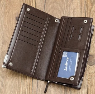 Męska skórzana kopertówka-stylowy portfel