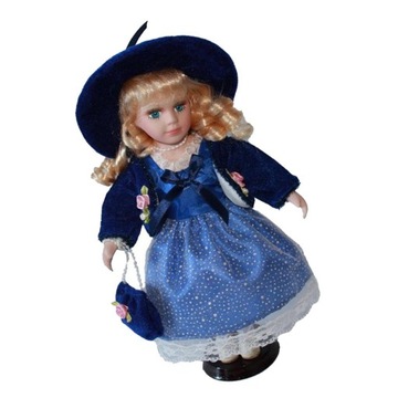 goc/30 cm Delikatna porcelanowa lalka z postaciam