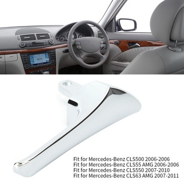 РУЧКА ВНУТРЕННЕЙ ДВЕРИ АВТОМОБИЛЯ С ПРАВОЙ СТОРОНЫ 2117660224 ХРОМ