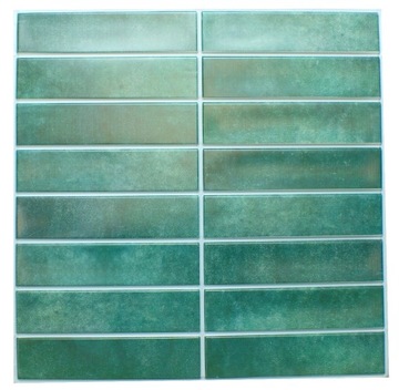 MOZAIKA SAMOPRZYLEPNA PANEL PVC 3D GREEN