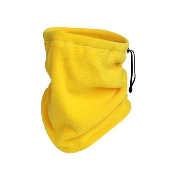 komin bandana Chusta szalik osłona na twarz polarowa zimowa żółta 24h 2