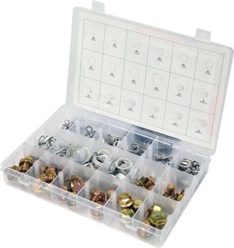 НАБОР АЛЮМИНИЕВЫХ ШАЙБ И СЛИВНЫХ ПРОБОК 534 ШТ.