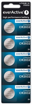 BATERIA LITOWA CR2032 3V everActive BLISTER 5 sztuk