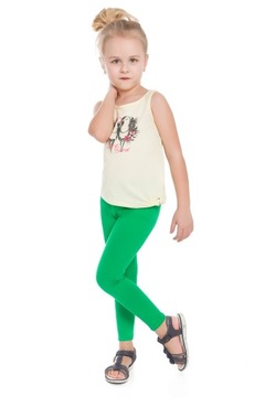 LEGGINSY DZIECIĘCE WYGODNE BAWEŁNIANE GETRY 98