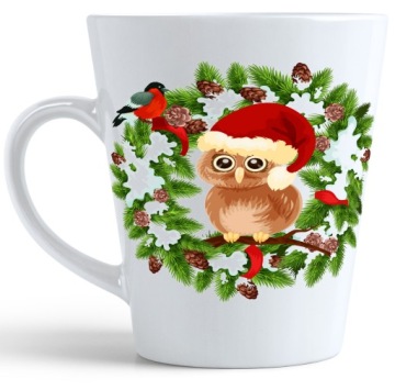 ŚWIĄTECZNY KUBEK LATTE 330ml PREZENT NA ŚWIĘTA