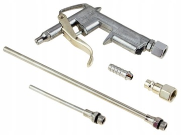 PISTOLET DO PRZEDMUCHIWANIA POWIETRZA KOMPRESORA 1/4 3x DYSZA