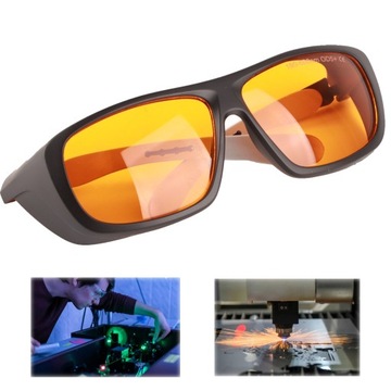 GOGLE DO OKULARY OCHRONNE LASERA POMARAŃCZA BEZPIE CZEŃSTWA 190-500NM