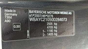 BMW Seria 7 F01 Sedan L Facelifting 730Ld 258KM 2015 BMW 730 258PS OPŁACONY Bezwypadkowy Automat, zdjęcie 23