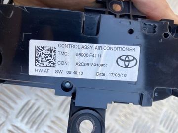 PANEL KLIMATIZACE TOYOTA C-HR 16-