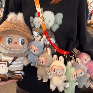 1 SZT. LA-BUBU THE MONSTERS ANIME DOLL PLUSZOWA ZABAWKA BRELOK Blind box