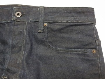 G-STAR RAW - 3301 SLIM W32L32 pas 87 cm IGŁA STAN '