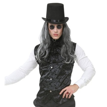 KAMIZELKA GOTYCKA Z ŻABOTEM HALLOWEEN L/XL