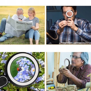 СВЕТОДИОДНАЯ ЛУПА 15-кратная ЛУПА ДЛЯ ЧТЕНИЯ КАКОВ