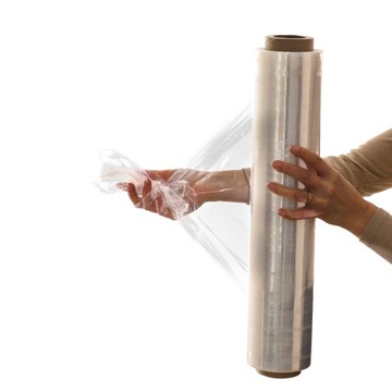FOLIA STRETCH BEZBARWNA TRANSPARENT XXL 3KG
