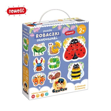 Czuczu Puzzle Robaczki czworaczki 2+ Czu Czu