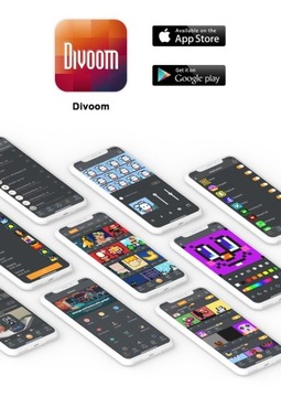 Светодиодный экран Pixoo MAX с дистанционным управлением Divoom Pixoo MAX