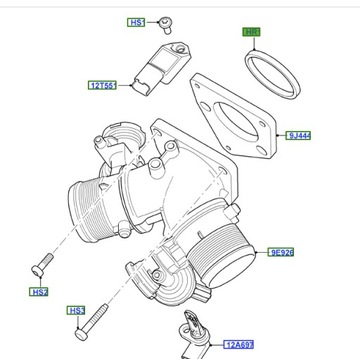 USZCZELKA PRZEPUSTNICY FORD FOCUS MK2 C-MAX MK1