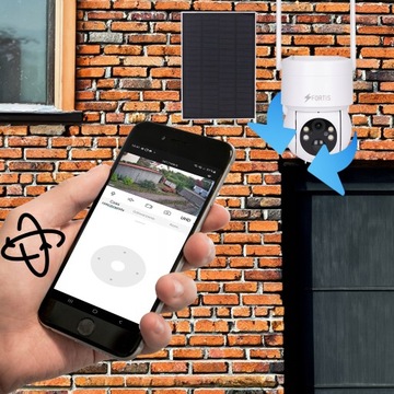 НАРУЖНАЯ СОЛНЕЧНАЯ ПОВОРОТНАЯ IP WIFI 4MPX FULL HD+ СОЛНЕЧНАЯ КАМЕРА ДЛЯ МОНИТОРИНГА