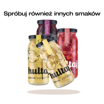 Napój Kompot HULTAJ JABŁKO Z TRAWĄ ŻUBROWĄ 283ml