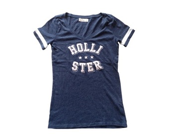 HOLLISTER by ABERCROMBIE bawełniany t-shirt XS