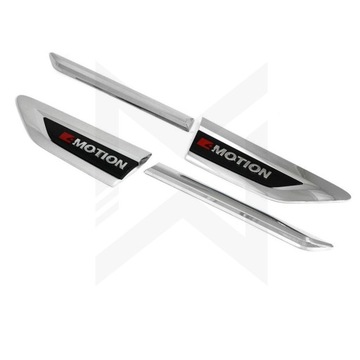 ЭМБЛЕМА ЗНАЧКА 4MOTION 4x4 TIGUAN VW КОМПЛЕКТ КРЫЛЕЙ