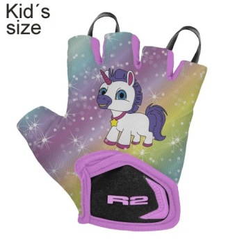 Детские велоперчатки R2 VOSKA ATR08A 4 года розовые