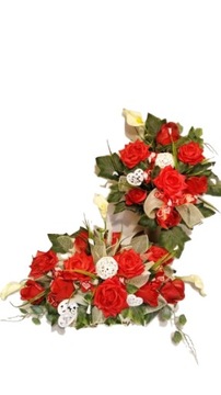 Цветы на могилу СОСТАВ ЦВЕТОЧНОЙ КОРОБКИ + НАБОР БУКЕТА