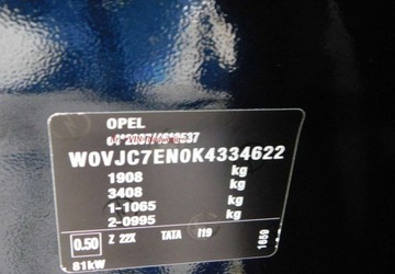 Opel Mokka I X 1.6 CDTI Ecotec 110KM 2019 Opel Mokka z Gwarancja Bezwypadkowa 100 1.6 Diesel 110KM, zdjęcie 20