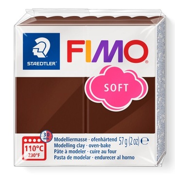 Staedtler Fimo Soft MASA PLASTYCZNA CZEKOLADOWY 57g 8020-75