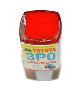 ARASYSTEM LAKIER ZAPRAWKOWY 3PO CZERWONA RED 10ML R5CY TOYOTA