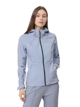 Kurtka softshell damski 4F SFD001 niebieska S