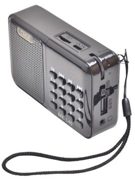 MAŁE PRZENOŚNE RADIO GŁOŚŃE USB PENDRIVE KARTY SD