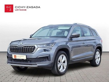 Skoda Kodiaq I SUV Facelifting 1.5 TSI 150KM 2022 Skoda Kodiaq SalonPL 1.5TSI 150KM Style DSG Kamera ACC Kessy Podgrz.fotele