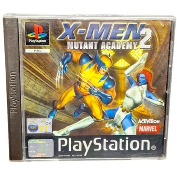Gra X-MEN XMEN MUTANT ACADEMY 2 Sony PlayStation (PSX) kompletna