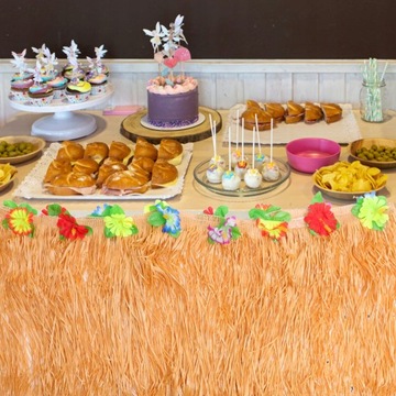 Свадебный декор Юбка для стола Grass Tiki Bar