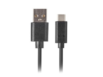 Кабель USB тип A – USB тип C 1,8 м, черный