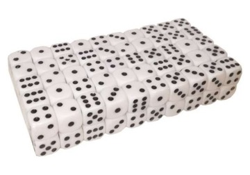 Белые кубики, 100 шт.