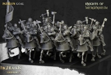 Highlands Miniatures Knights of Mergenheim CMD (3 модели)