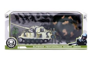 ZESTAW WOJSKOWY CZOŁG + HEŁM I AKCESORIA MILITARNE