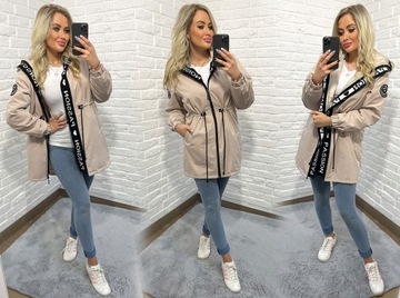 АСИММЕТРИЧНАЯ ПАРКА С КАПЮШОНОМ 4 ЦВЕТА 4XL