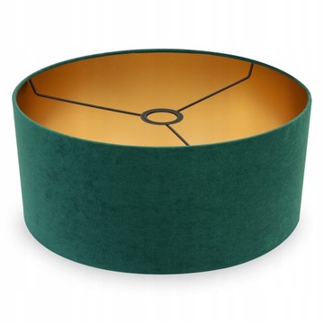 Abażur Nowoczesny ZŁOTY Elegancki WELUR 44 cm