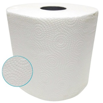 RĘCZNIK PAPIEROWY CZYŚCIWO 100% CELULOZA BIAŁY ROLKA 100 m