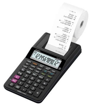 KALKULATOR Z DRUKARKĄ CASIO HR-8RCE PLUS ZASILACZ