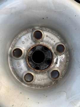 1X RÁFKY OCELOVÉ VOLKSWAGEN OE MULTIVAN 7.0" X 17" 5X120 7E0601027B