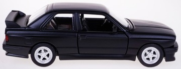 BMW M3 E30 MODEL METALOWY RMZ 1:32/39 CZARNY MAT
