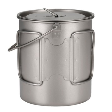 Портативная титановая кастрюля Aomiun Ultralight объемом 750 мл.