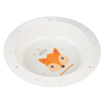 Canpol babies Miska plastikowa dla dziecka 270 ml CUTE ANIMALS 4m+