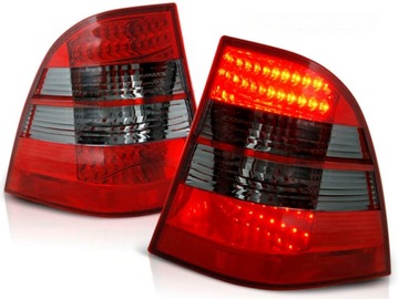 SVĚTLA DIODOVÉ MERCEDES W163 ML 98-05 RED SMOKE LED